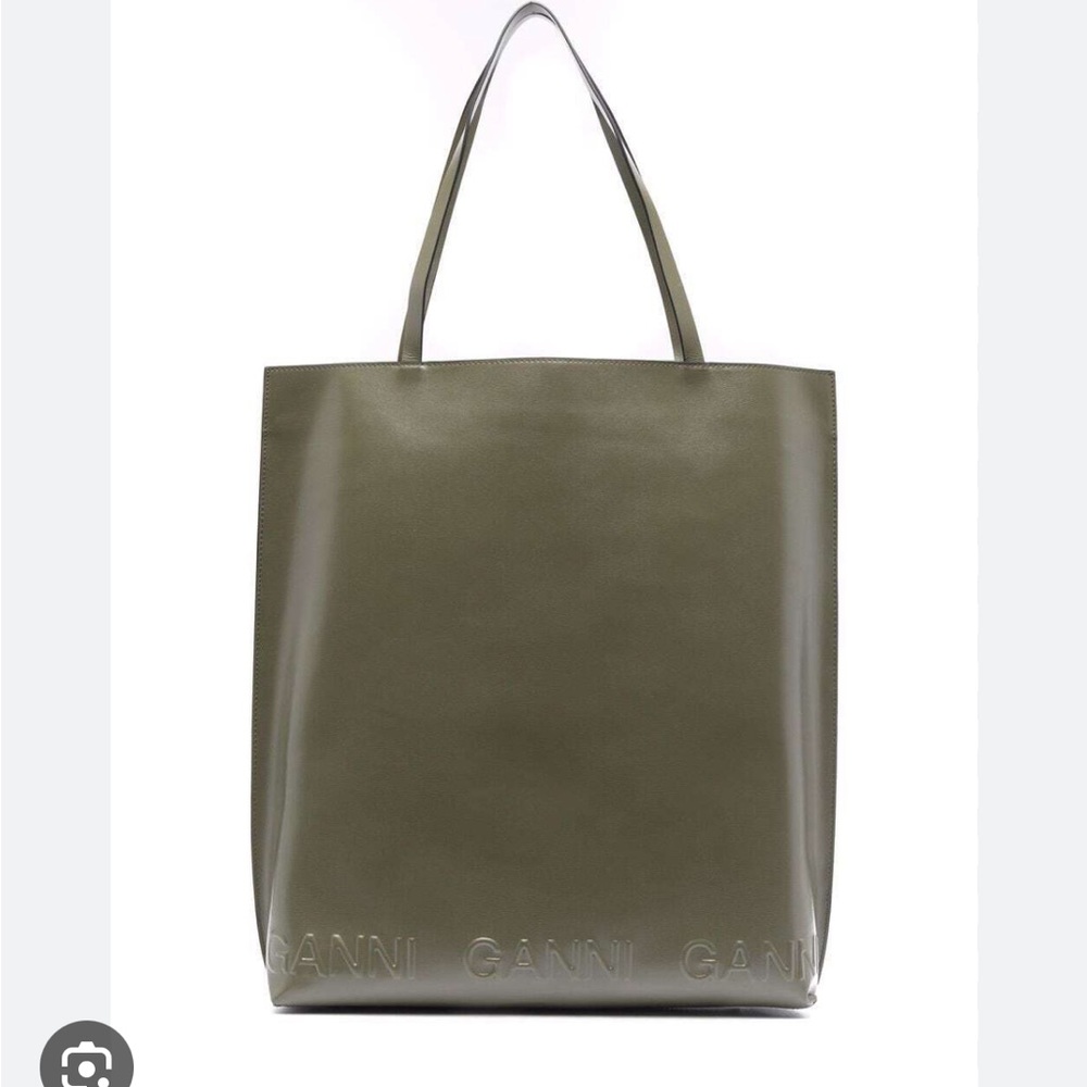 GANNI Leather Tote